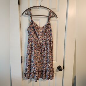 Old Navy Floral Dress, Size L, Floral pattern